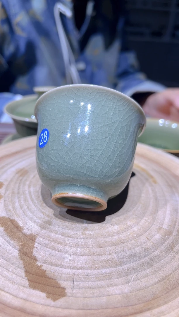 杯子原生态原矿仿古青绿铃铛