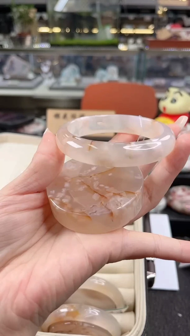 未镶嵌手镯石英质玉60圈口 （赠品镯心）3945523