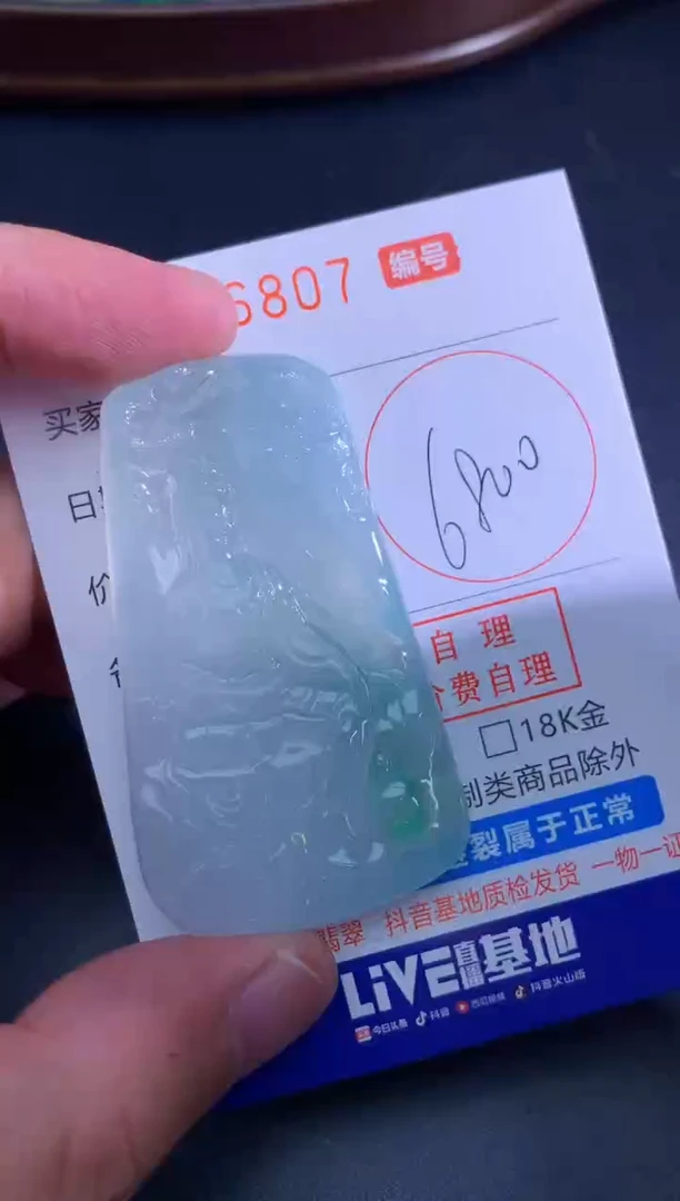 颈饰未镶嵌翡翠天然A货翡翠