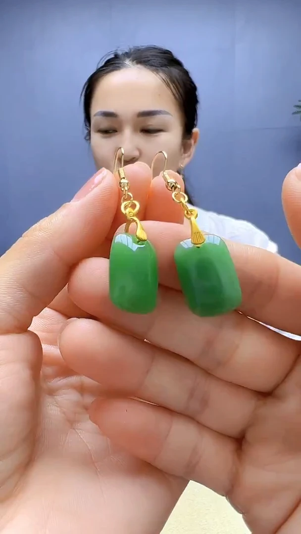 颈饰14K金镶嵌和田玉随昔diy颈饰