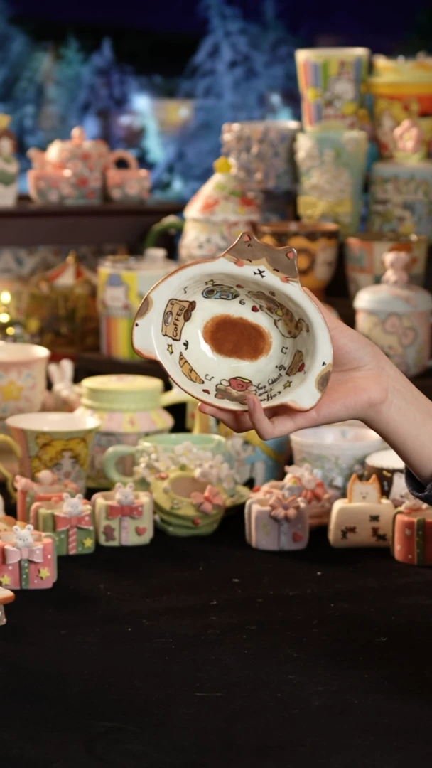 其他陶景德镇釉下彩手绘设计师款陶瓷