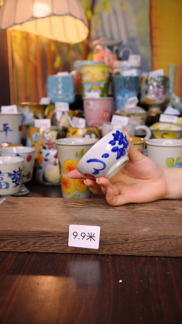 摆件泥垚手作 景德镇手工手绘器物
