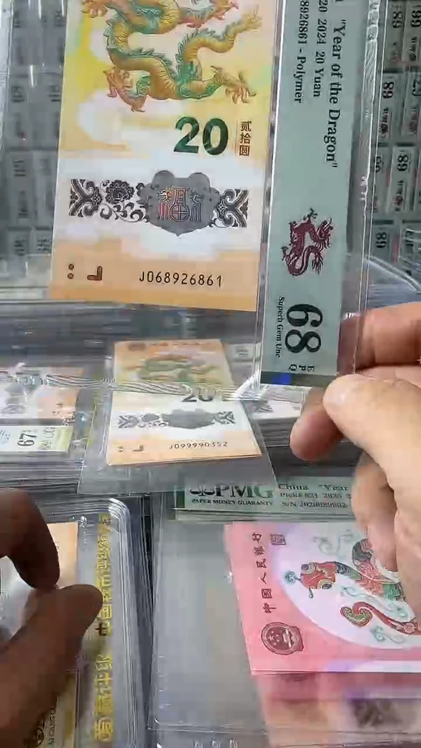 塑料豹*068926861龙钞单张
