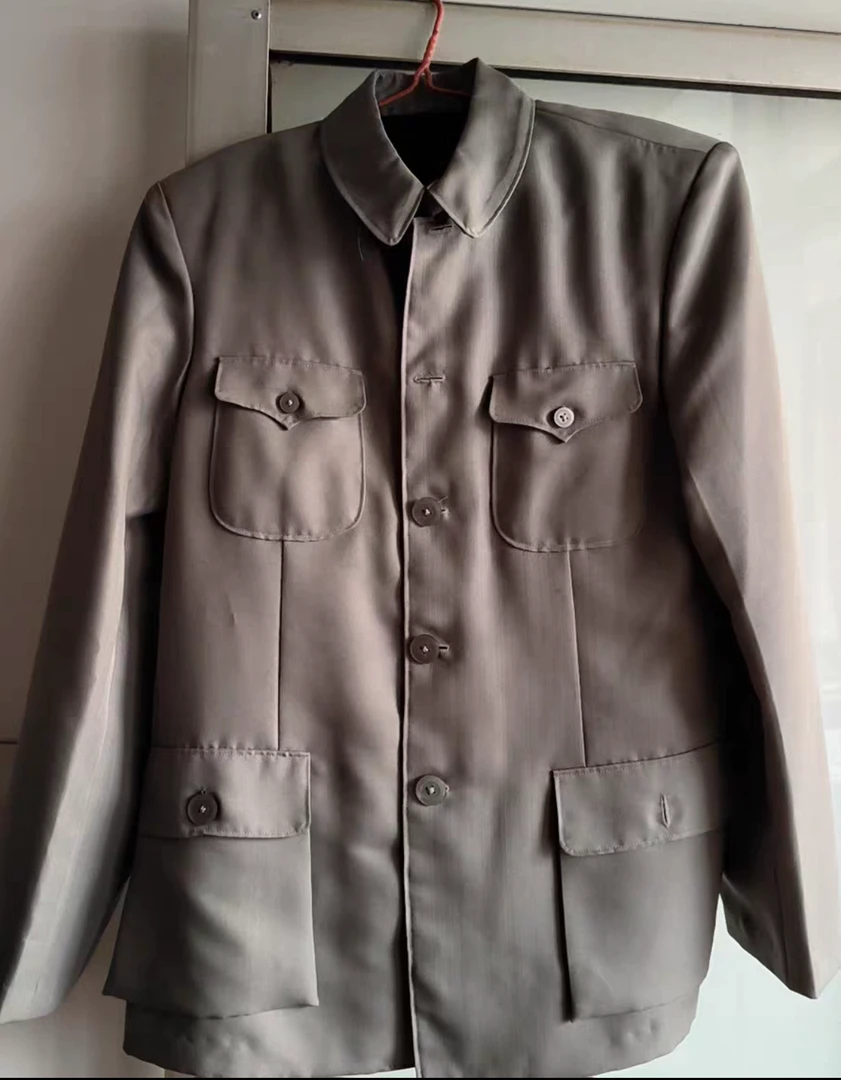 褐色中山装男人外衣【直播间专用链接】【支持7天无理由】