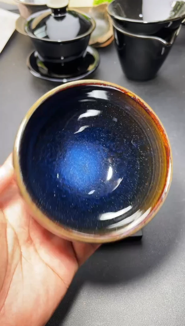 茶盏64叶紫建盏