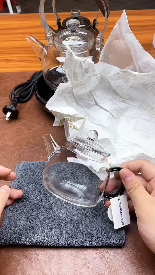 风谜/璀璨德悦壶墨绿色+风谜茶巾