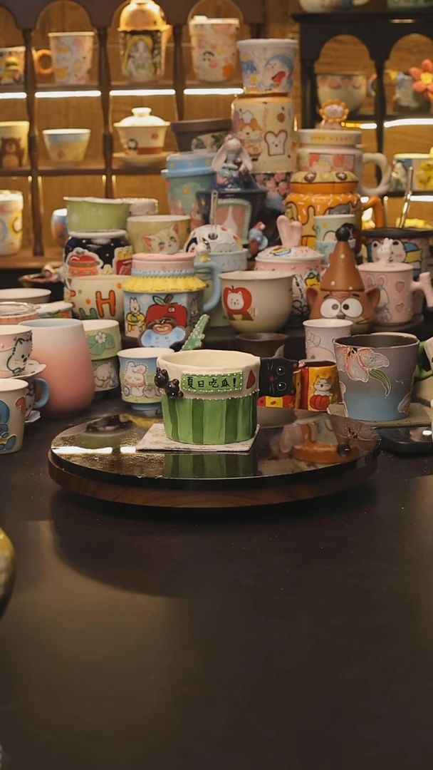 景德镇釉下彩绘设计师款式陶瓷