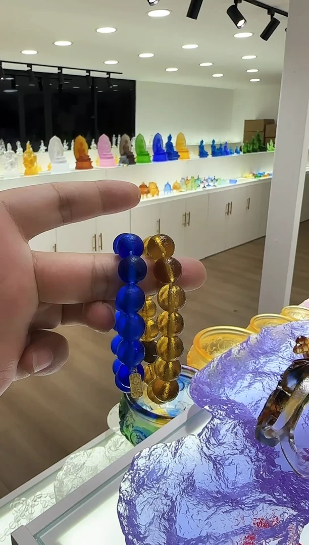 手工艺品琉璃用****8古法琉璃2串