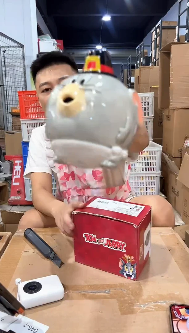 瓷片原盒泰菲茶壶