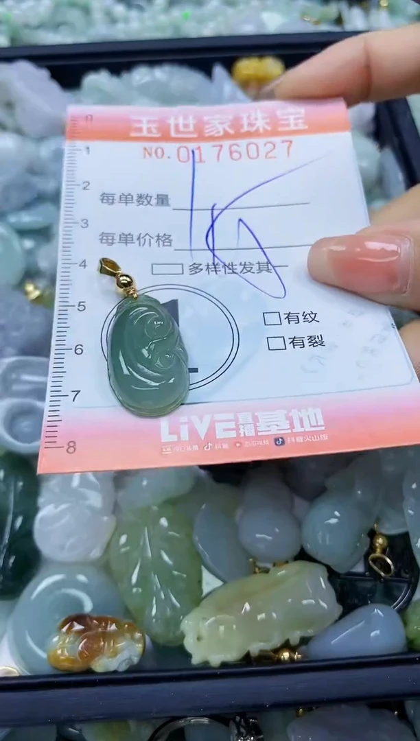 【闪购商品】翡翠颈饰未镶嵌闪购商品00176027
