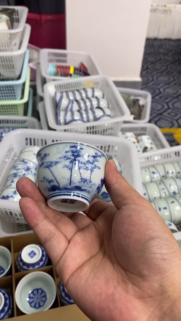 陶瓷景德陶瓷茶具容量约55