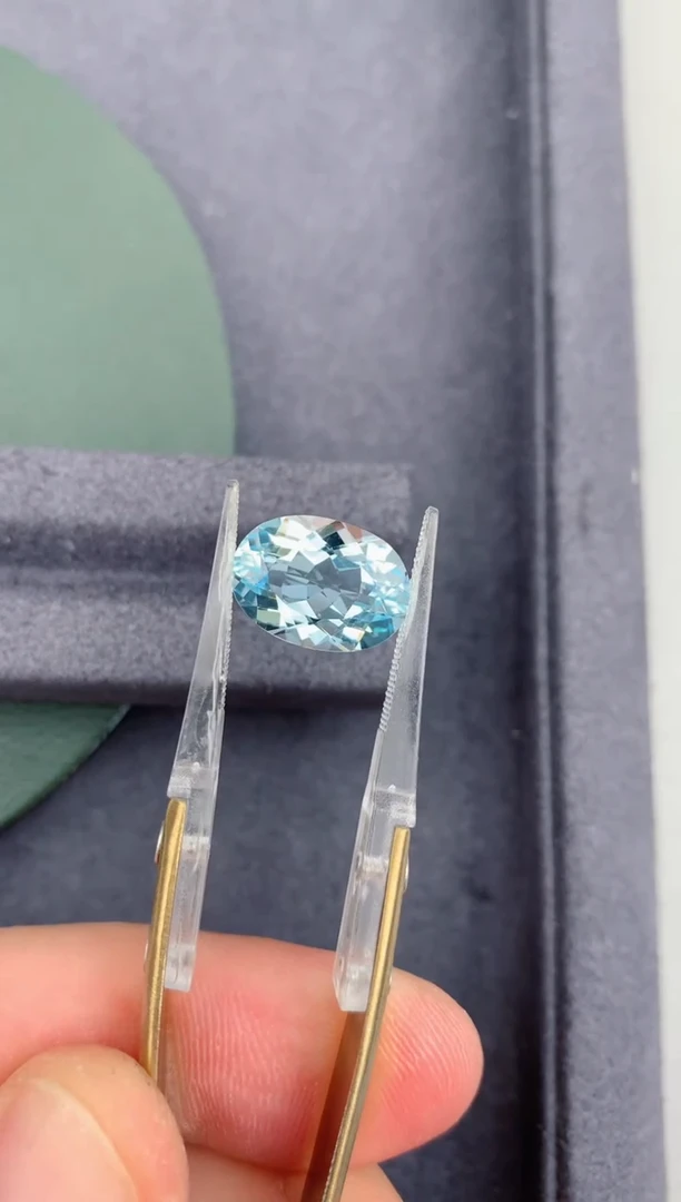 海蓝宝石裸石5.4ct 海蓝宝石