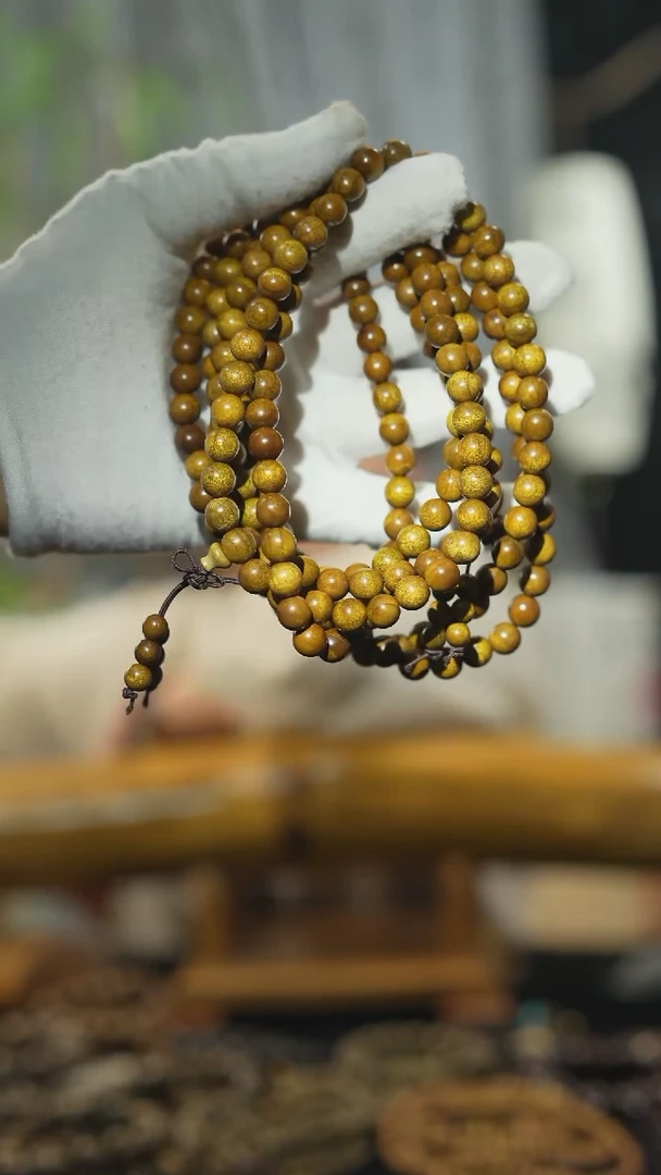 【闪购商品】檀香紫檀（小叶紫檀）手串/手链08枯木黄108