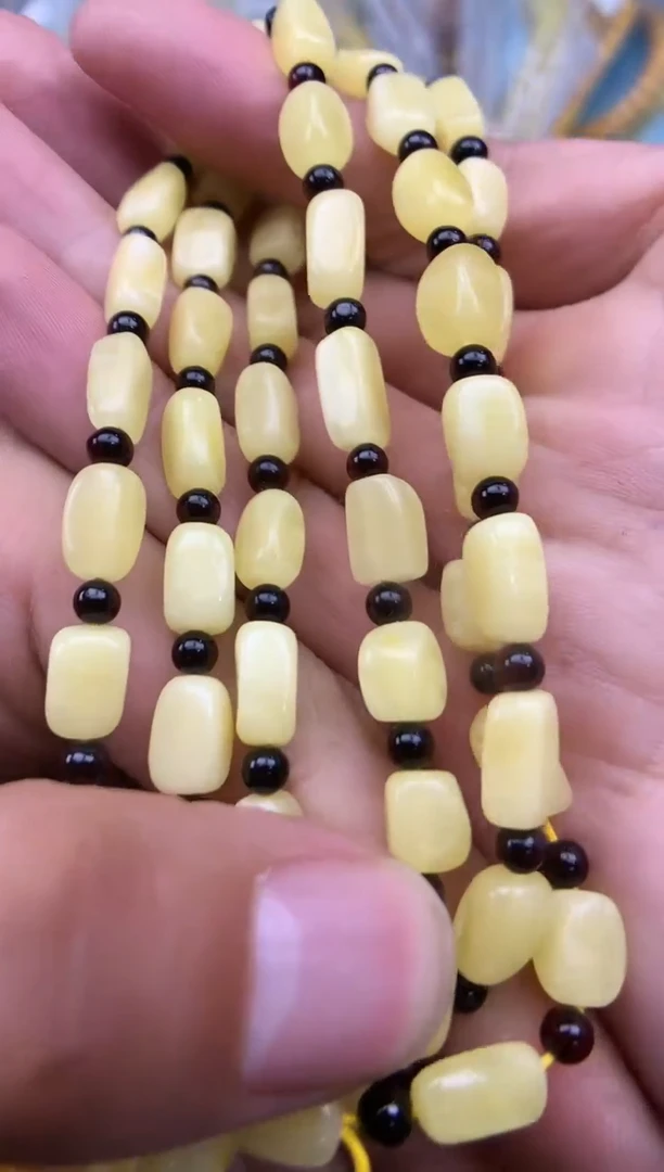 裸石蜜蜡未镶嵌链子