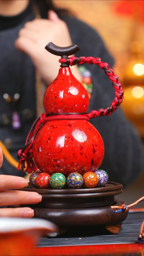 【闪购商品】JU163过年礼臻选大漆酒葫芦