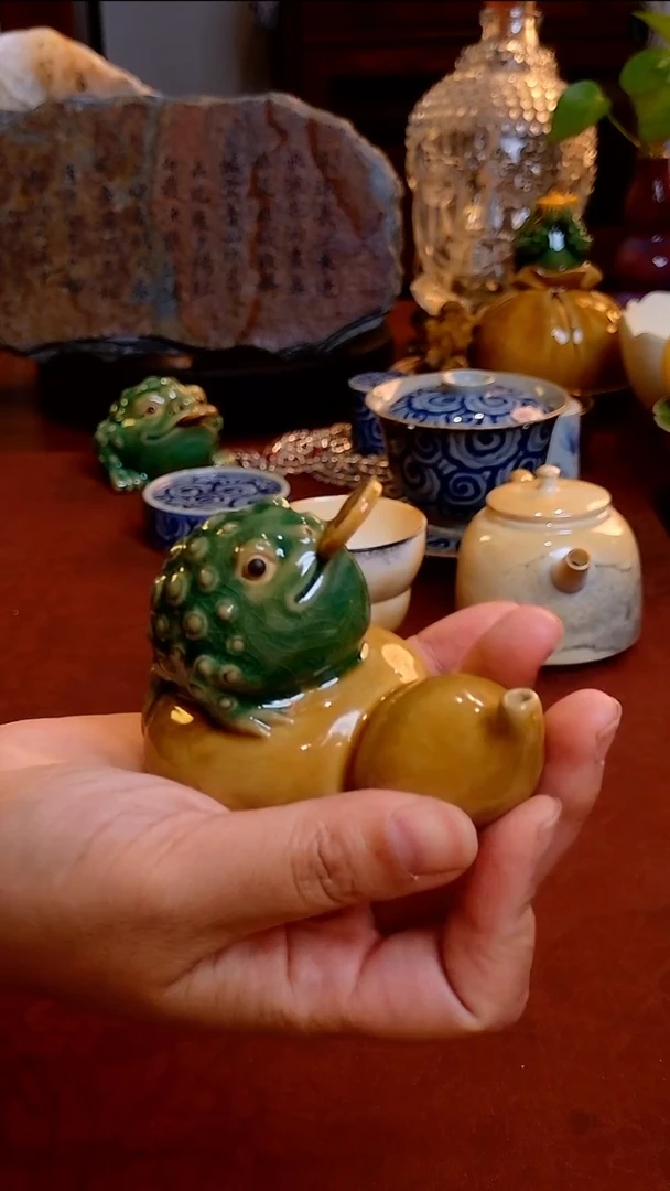 【 手工金蟾茶宠 】