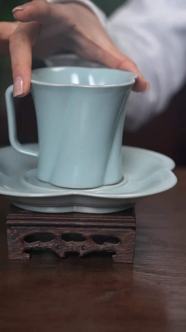 【闪购商品】清凉寺原产地仿古釉咖啡杯