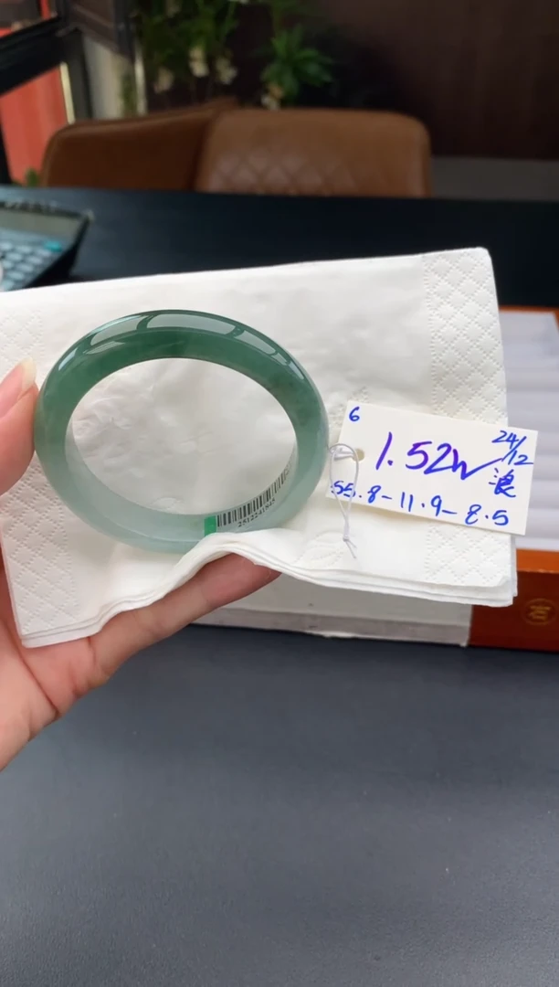 未镶嵌手镯翡翠翡翠手镯#6 圈口55