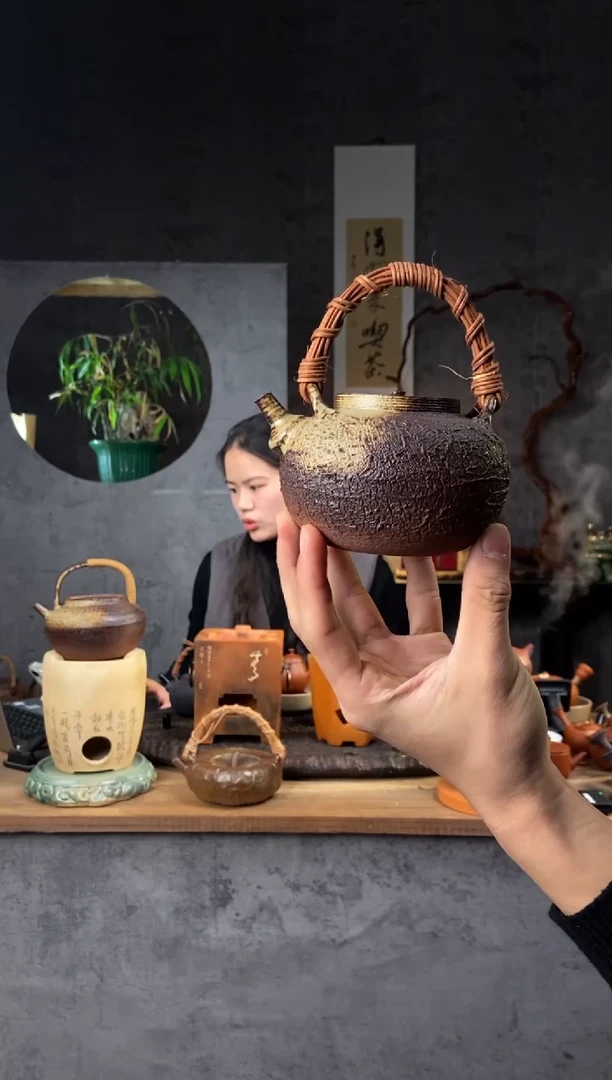 【闪购商品】全手工原矿潮州砂铫壶老岩泥