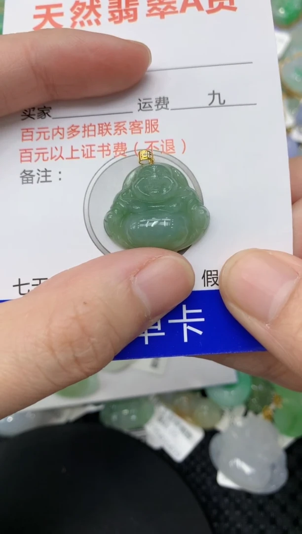 【闪购商品】翡翠颈饰18K金镶嵌11111111