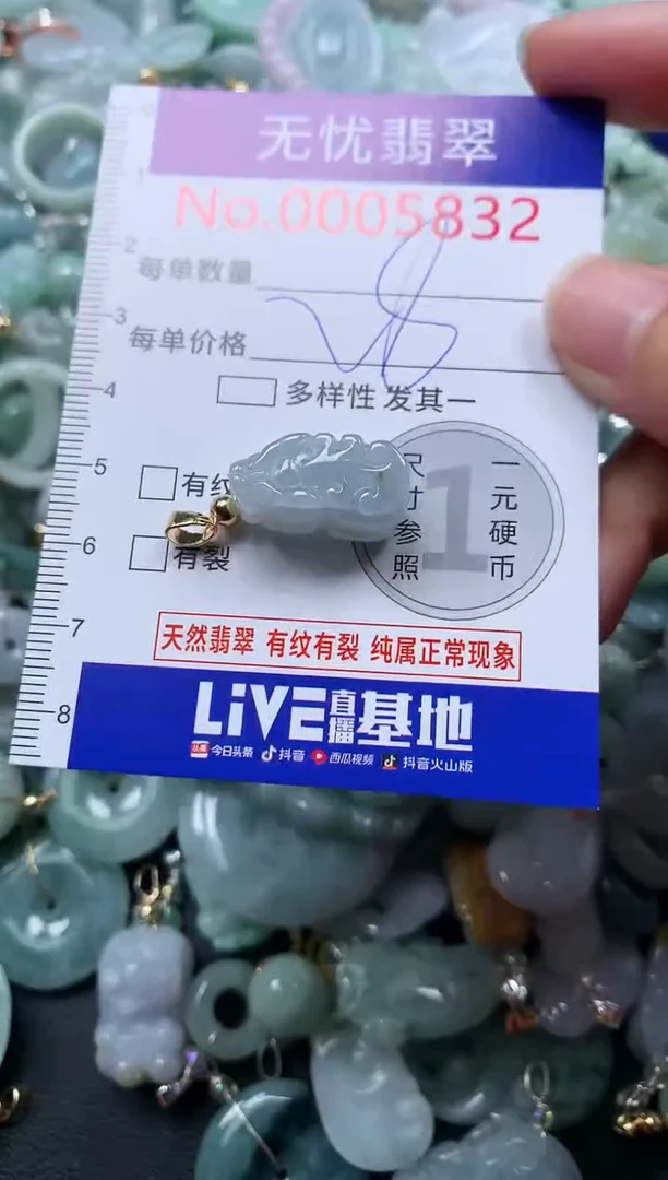 颈饰未镶嵌翡翠5832