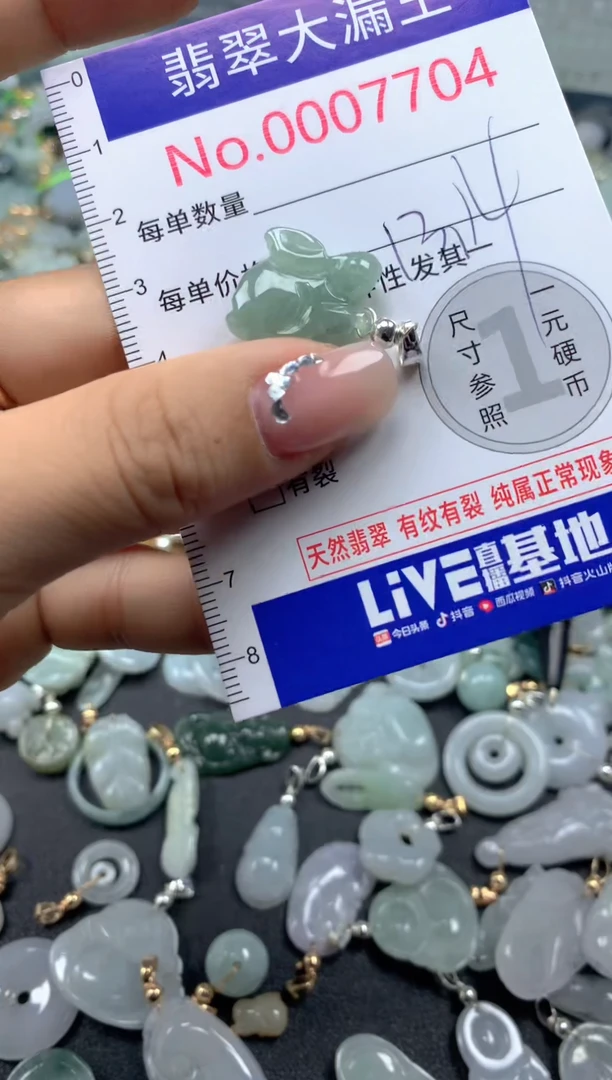 颈饰未镶嵌翡翠7704