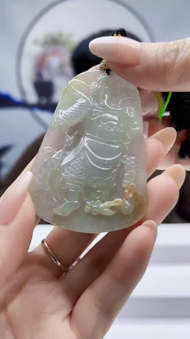 未镶嵌定制翡翠毛货挂件14