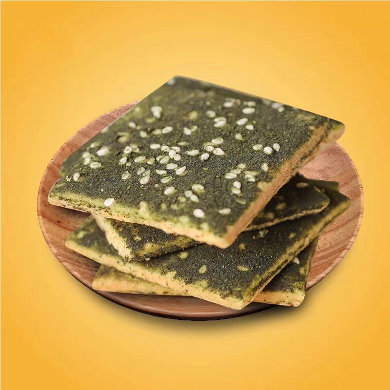 【老上海风味】苔条饼海苔芝麻薄脆苔菜饼上海宁波特产传统糕点心