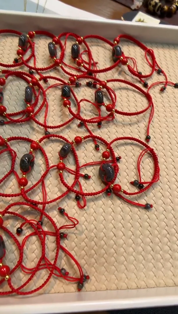 未镶嵌手绳翡翠手绳  多样性发一件