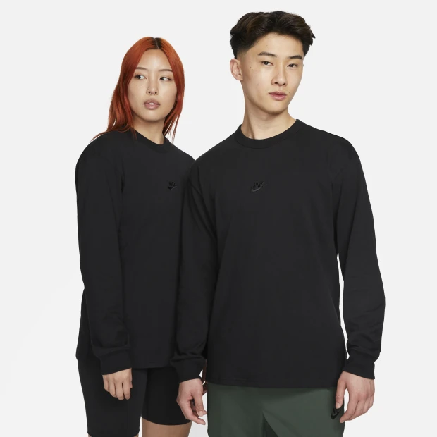 NIKE/耐克男女同款长袖T恤春季宽松休闲圆领运动卫衣DO7391-010