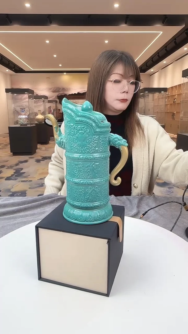 瓷片景德镇陶瓷摆件J26