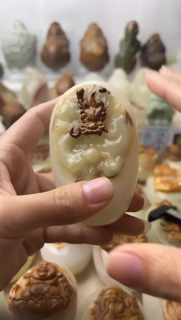 石材古青石棉纹正常不退换龙微瑕