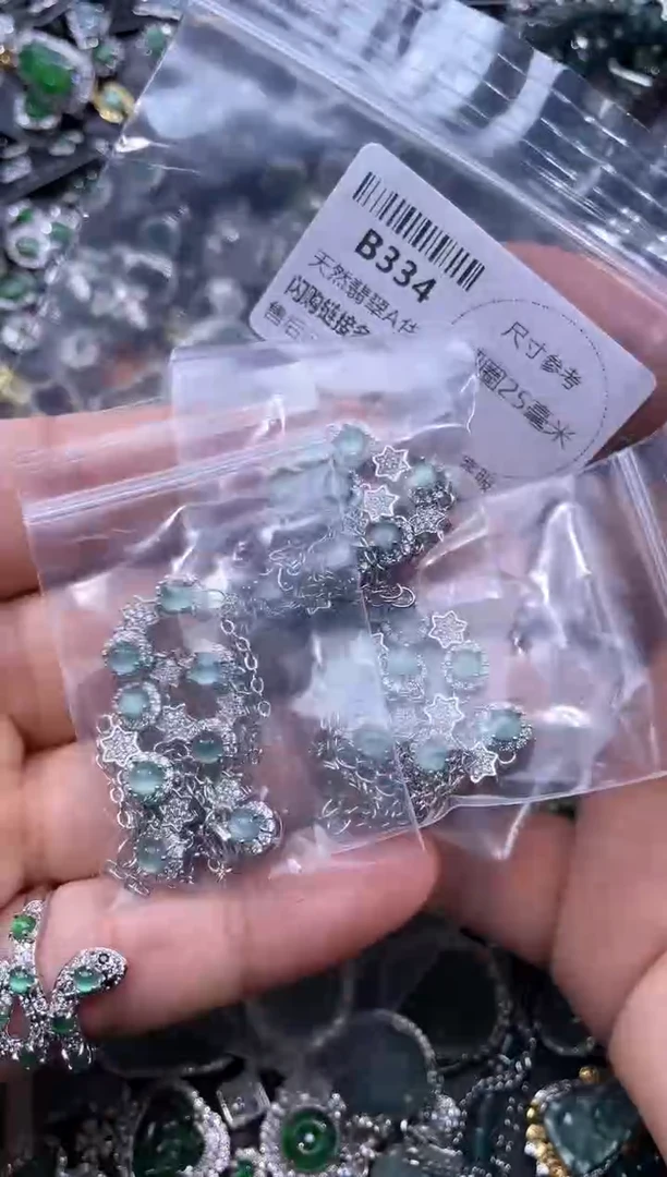 【闪购商品】翡翠颈饰未镶嵌B334项链 多样性发其一