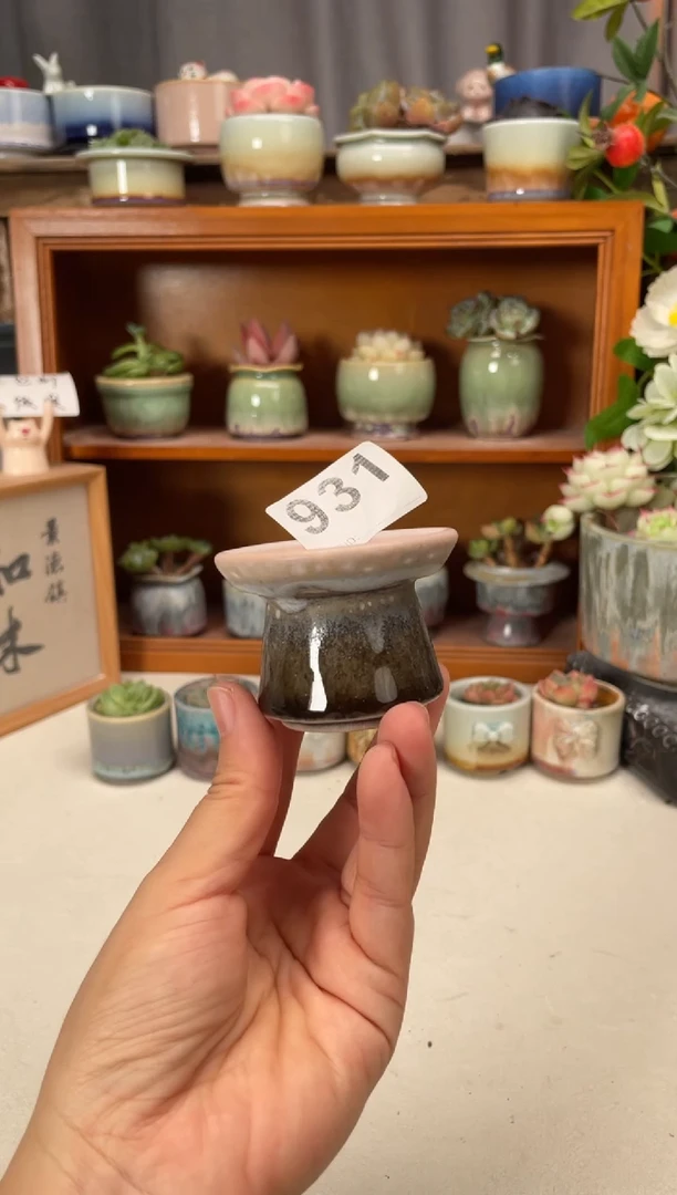 瓷片甜**千931知木小芳花盆