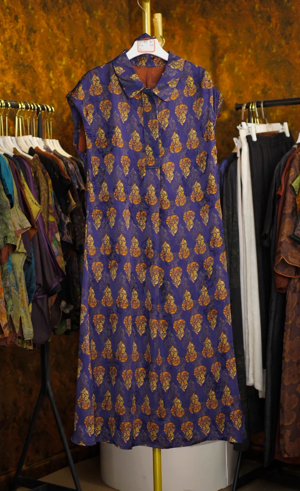 【福禄】国风新中式复古气质休闲连衣裙女622