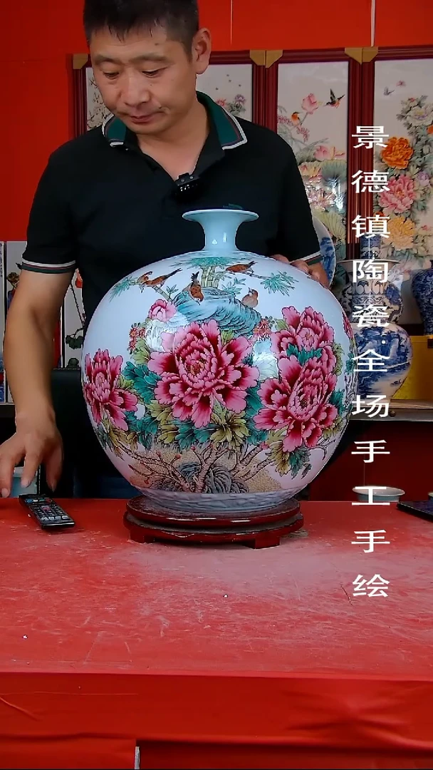 摆件景德镇陶瓷 全场手工手绘11