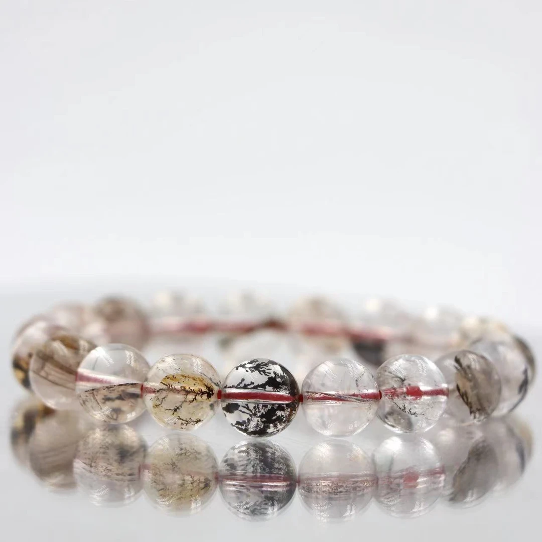 天然异象水晶小树胶花水晶手串C6988-尺寸可选-多样性发一