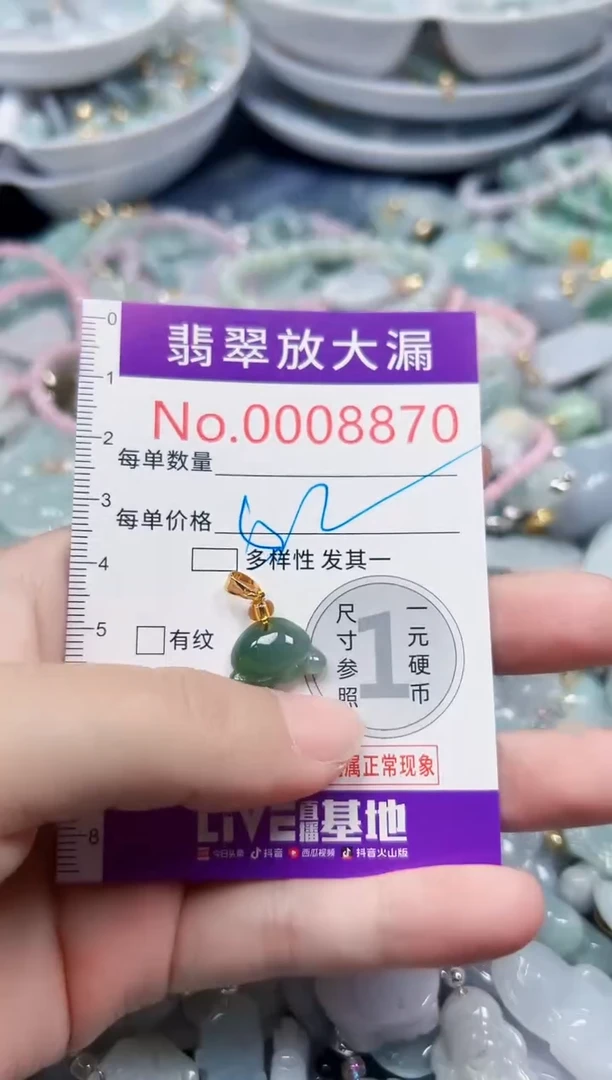 颈饰未镶嵌翡翠8870
