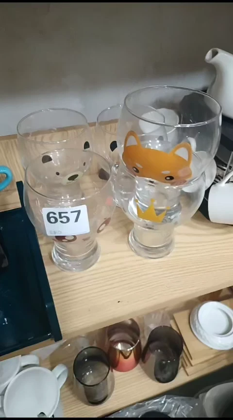 瓷果*呀657玻璃高脚