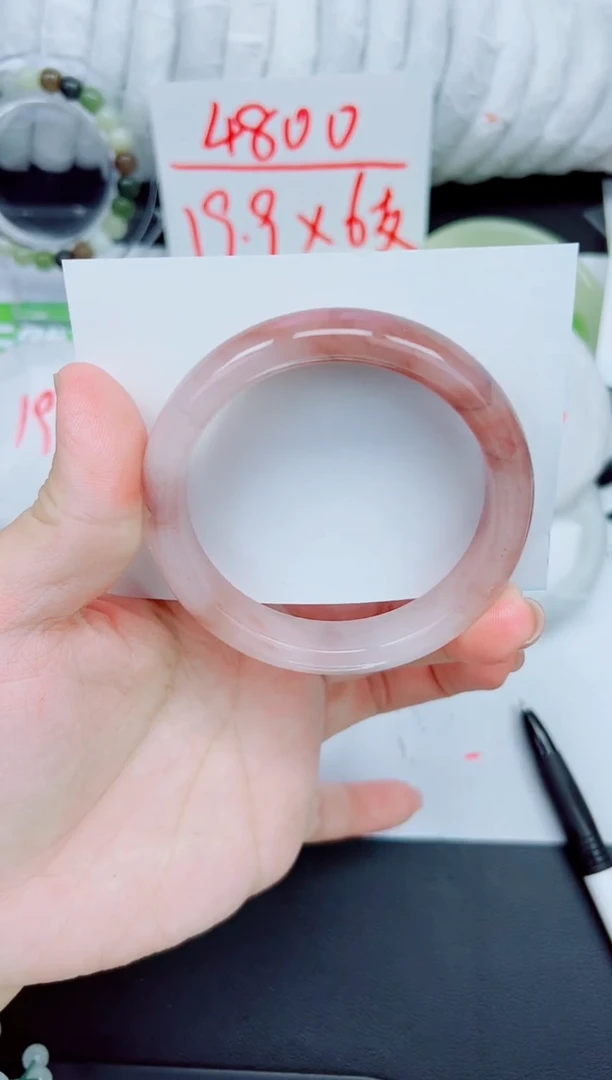 石英质玉手镯未镶嵌41-58.5