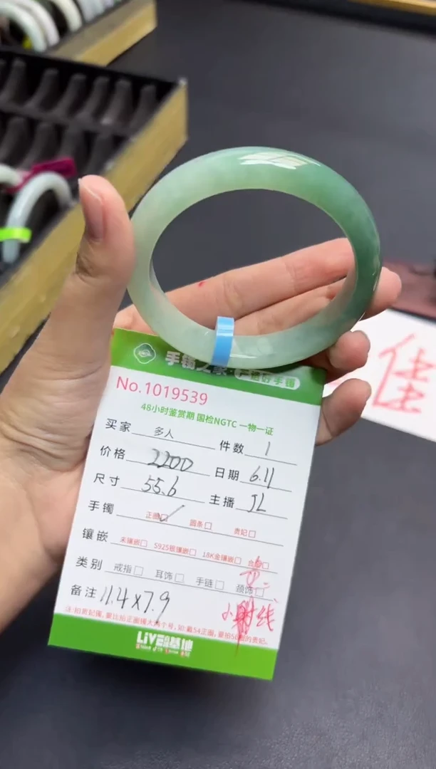 翡翠手镯未镶嵌多人
