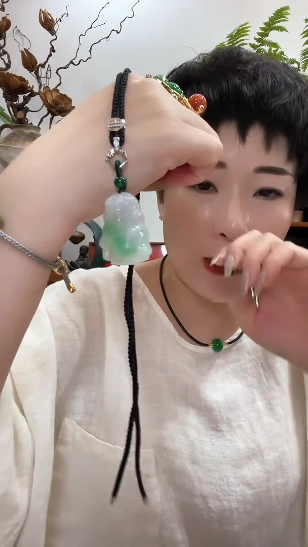 翡翠未镶嵌颈饰466