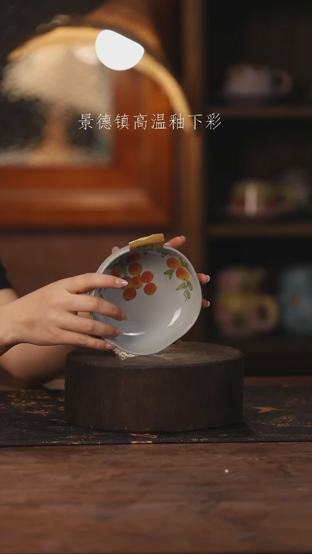 陶瓷景德镇高温釉下手绘陶瓷193