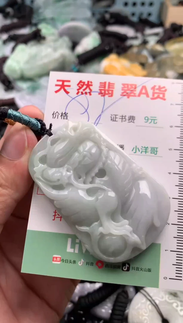 翡翠未镶嵌吊坠(不含链)1