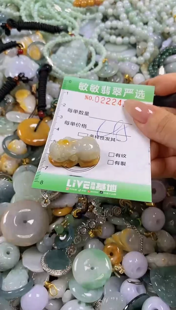 翡翠未镶嵌颈饰闪购0222416