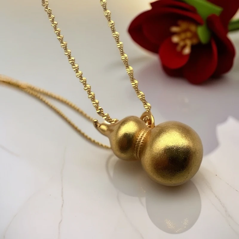 【七七专属】国潮复古风合金葫芦吊坠DZ64319 赠合金链