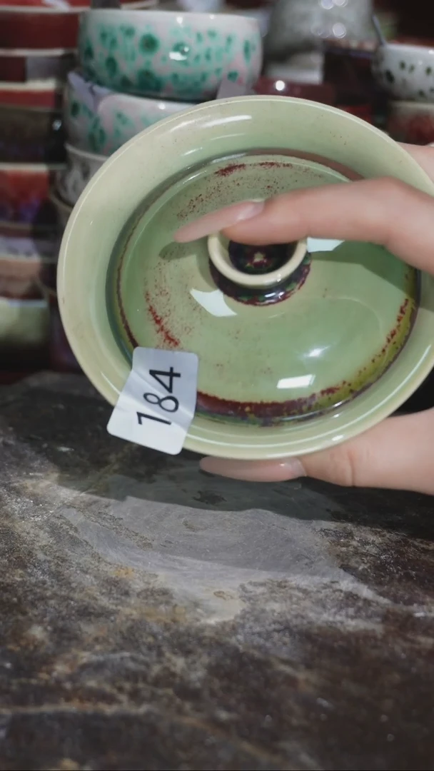 摆件精品窑变钧瓷茶器