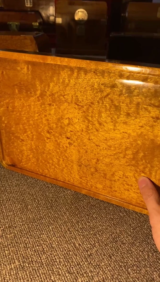 【闪购商品】金丝楠木艺金丝楠文承盘F10