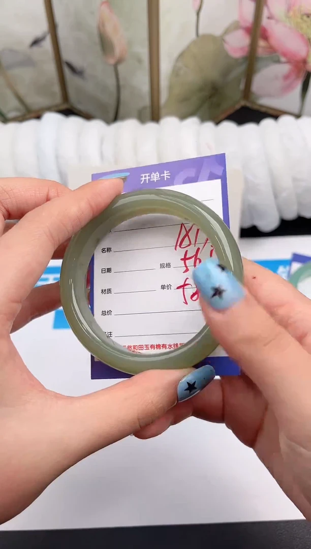 未镶嵌手镯石英质玉A19微色差