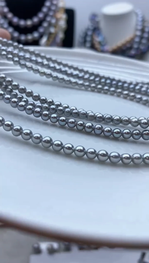 【闪购商品】淡水珍珠颈饰钛钢17